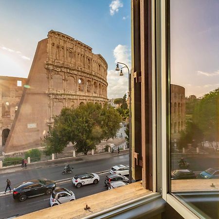 Iconic Apartment With Unique Colosseum View Rom Eksteriør billede
