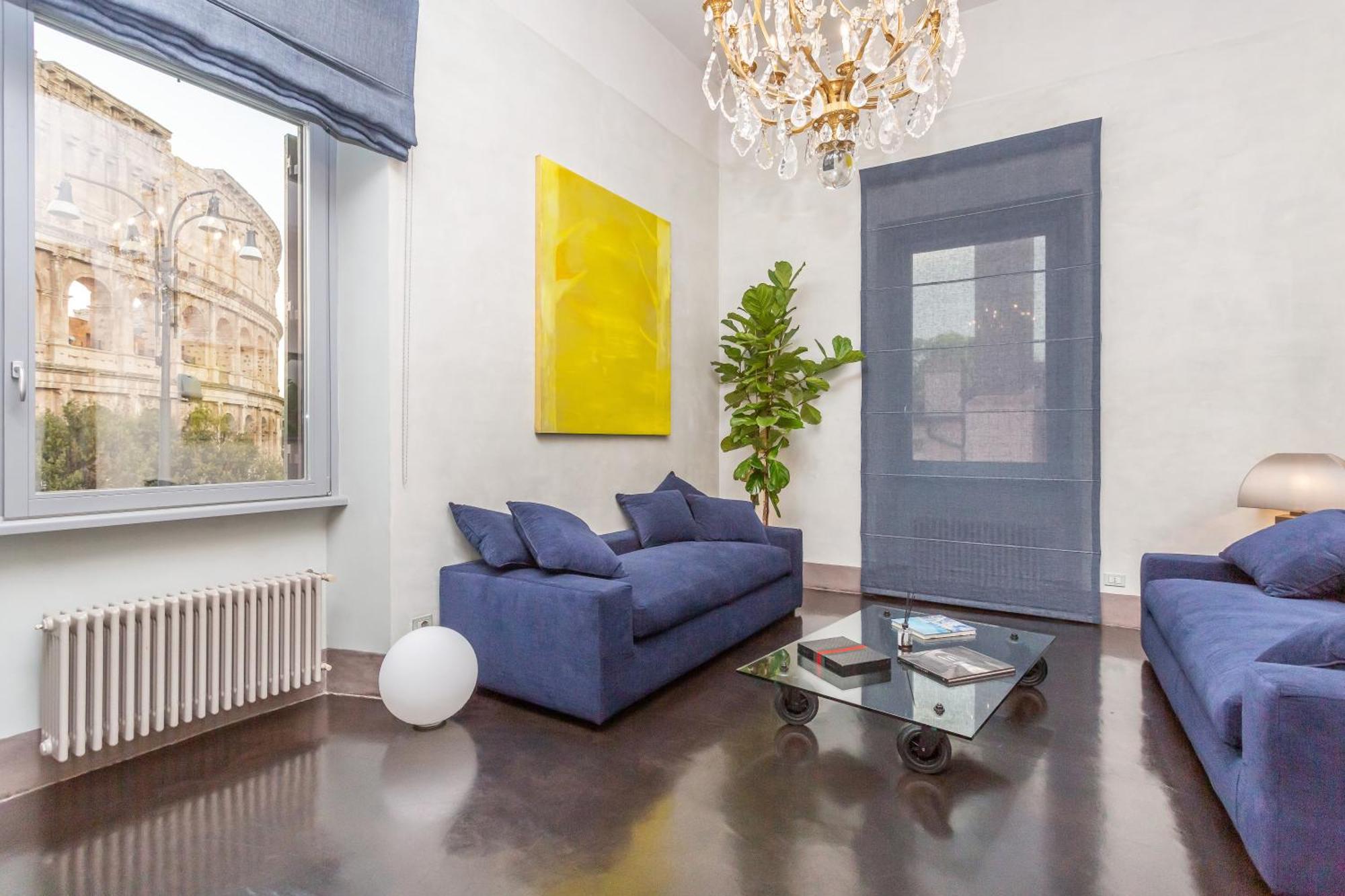 Iconic Apartment With Unique Colosseum View Rom Eksteriør billede