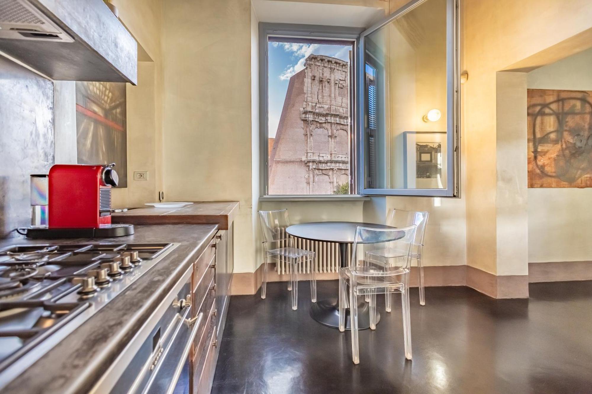 Iconic Apartment With Unique Colosseum View Rom Eksteriør billede